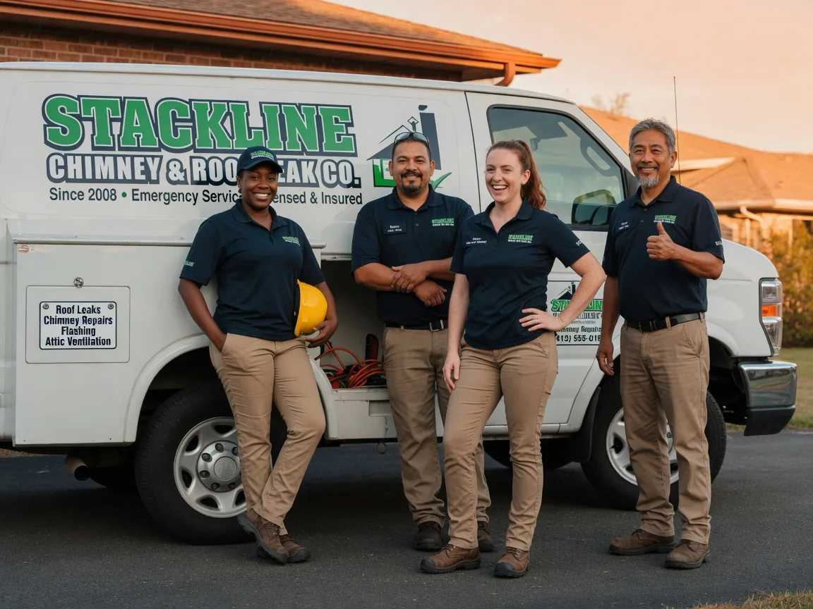 Chimney flashing repair company in Mason, TX